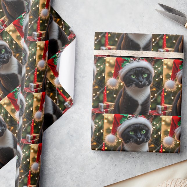 Tuxedo-Katze Geschenkpapier (Von Creator hochgeladen)