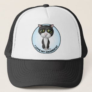 Tuxedo-Katze - i-Liebe mein Grandcat Truckerkappe
