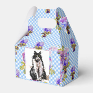 Tuxedo Katze Liebe You Black and White Cats Cake F Geschenkschachtel