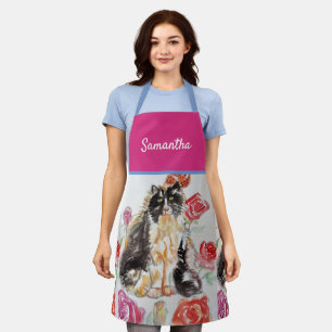 Tuxedo Katze Niedlich Katzen Schwarz-weiße Schürze