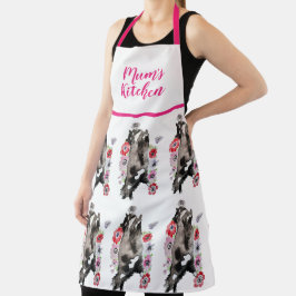 Tuxedo Katze Schwarz-weiß Funny Niedlich Cats Flor Schürze