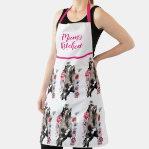 Tuxedo Katze Schwarz-weiß Funny Niedlich Cats Flor Schürze