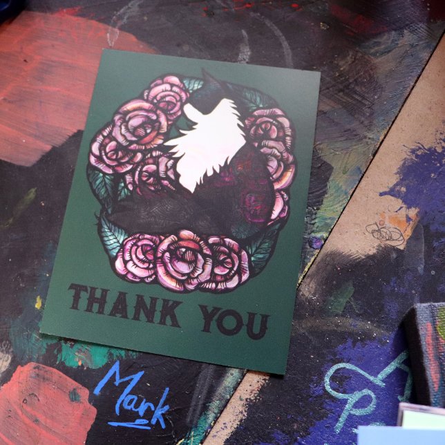 Tuxedo Katze Schwarze und weiße Katzen Postkarte (Von Creator hochgeladen)