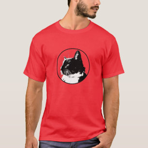 Tuxedo-Katzen-T - Shirt, Männer T-Shirt