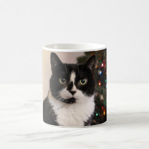 Tuxedo-Katzen-WeihnachtsTasse Kaffeetasse