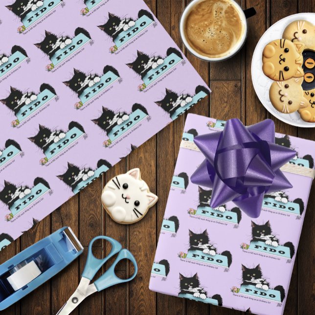 Tuxedo Katzenklumpen Geschenkpapier (Von Creator hochgeladen)