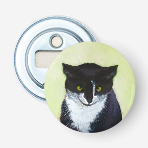 Tuxedo Katzenmalerei - Niedliche Originalkatzenart Flaschenöffner