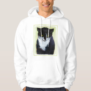 Tuxedo Katzenmalerei - Niedliche Originalkatzenart Hoodie