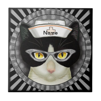 Tuxedo Katzenschwester Fliese