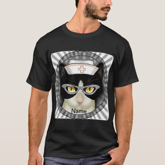 Tuxedo Katzenschwester T-Shirt (Vorderseite)