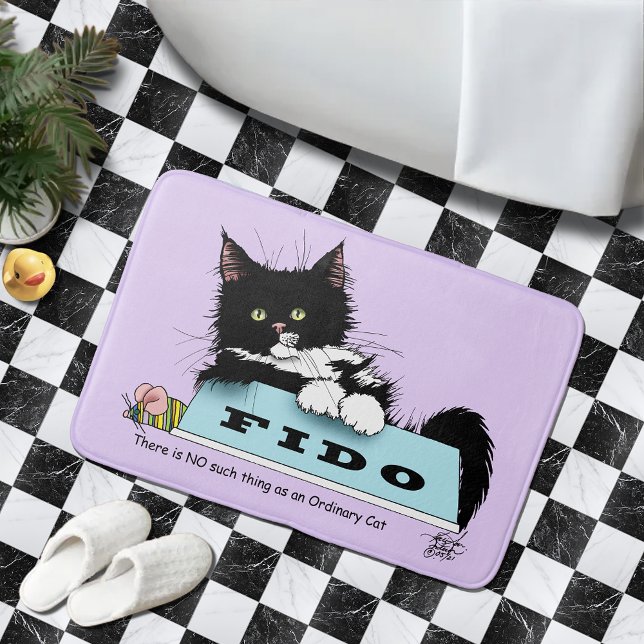Tuxedo Kitten Dogs Bowl Badematte (Von Creator hochgeladen)