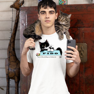 Tuxedo Kitten Dogs Bowl T-Shirt