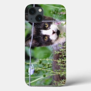 Tuxedo Kitten im Garten iPad Mini Retina Case