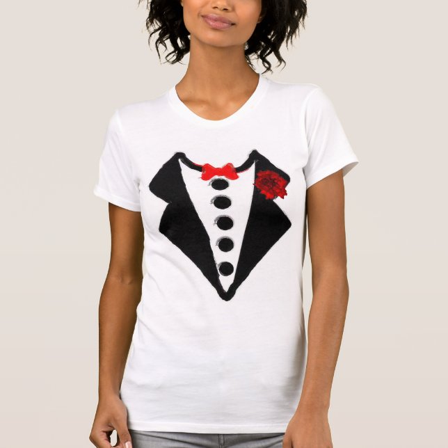 Tuxedo LoveBlush T-Shirt (Vorderseite)