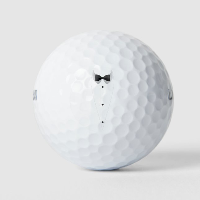 Tuxedo mit Bowtie für Hochzeiten Golfball (Vorderseite)