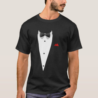 Tuxedo mit Bowtie für Hochzeiten und Occasio T-Shirt