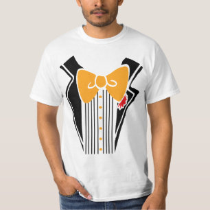 Tuxedo - Orange-Krawatte T-Shirt