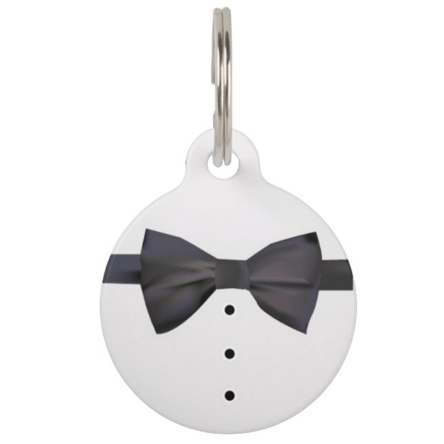 Tuxedo Pet ID Tag Haustiermarke (Vorderseite)