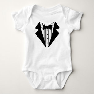 Tuxedo Säugling Strampler