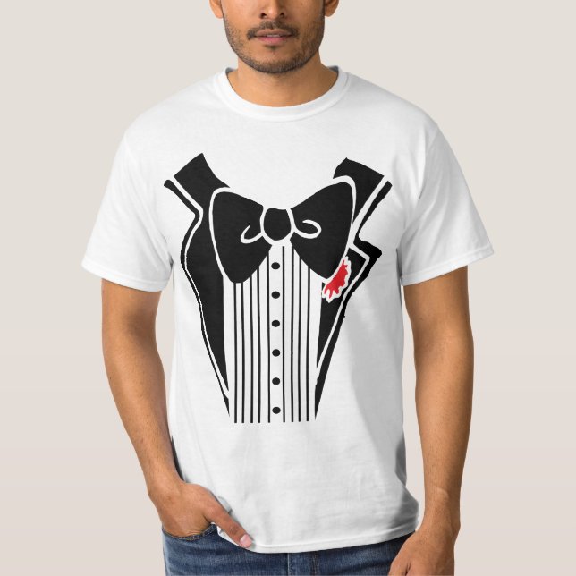 Tuxedo Shirt Black (Vorderseite)