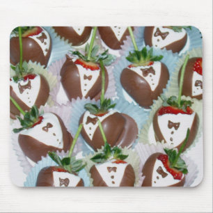 Tuxedo Strawberries Mousepad