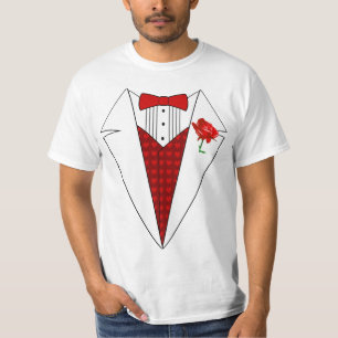 Tuxedo-T - Shirt des Valentines Tagesliebhabermit
