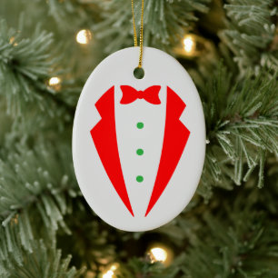 Tuxedo Weihnachtsschmuck - Keramik Urlaub Spaß!