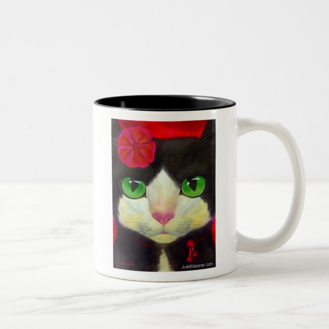 TUXEDOcat-TASSE Zweifarbige Tasse (Rechts)