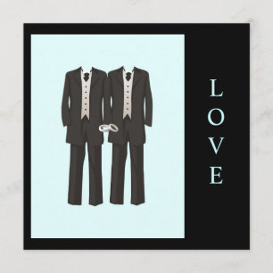 Tuxedos LIEBE Einladung