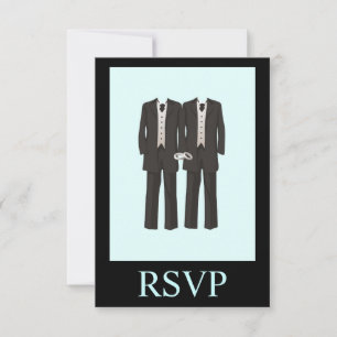 Tuxedos UAWG RSVP Karte