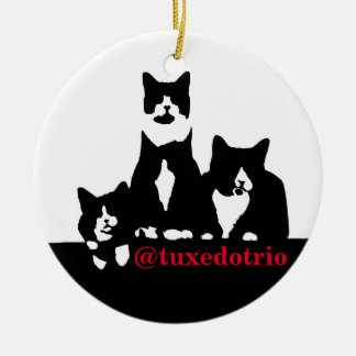 TuxedoTrio Verzierung Keramikornament