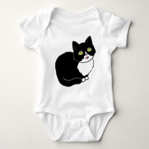Tuxie Smokings-Katze Baby Strampler