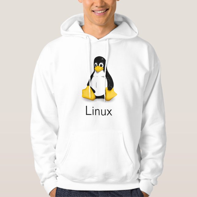 Tuxlinux-Shirt Hoodie (Vorderseite)