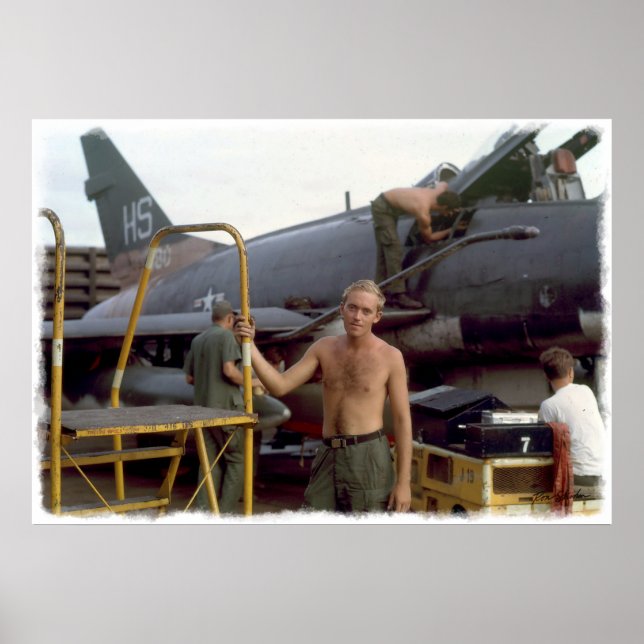 Tuy Hoa AFB Vietnam 1969 Print A Poster (Vorne)