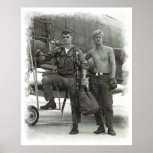 Tuy Hoa AFB Vietnam 69' Print Poster