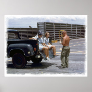 Tuy Hoa AFB Vietnam C Druck 1969 Poster