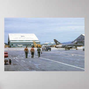 Tuy Hoa Air Base Vietnam 1969 Poster