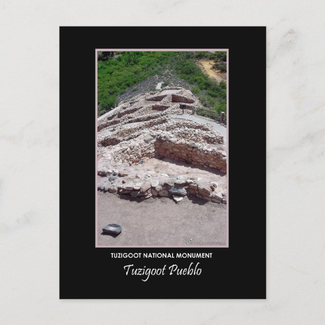 Tuzigoot Pueblo #712b Postkarte (Vorderseite)