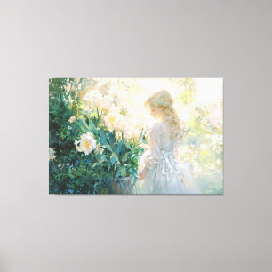 *~* TV2 Fantasy Girl Art Stretched Canvas Print Leinwanddruck