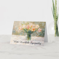 *~* TV2 Still Tulips Vase Beileid Liebe Licht