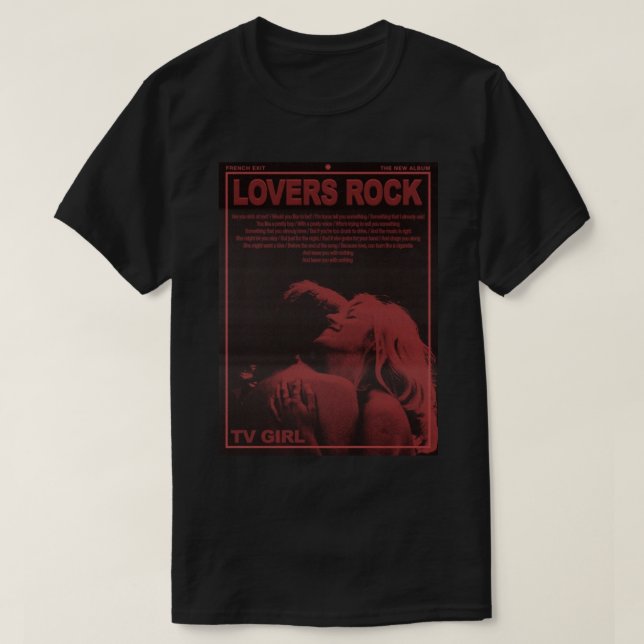 TV Girl Lovers Rock Poster1 T-Shirt (Design vorne)