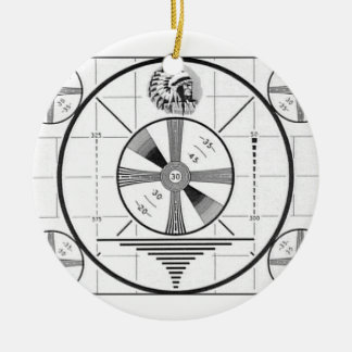 TV Indian Head Testbild Keramikornament