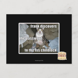 TV-Kinderschloss Postkarte
