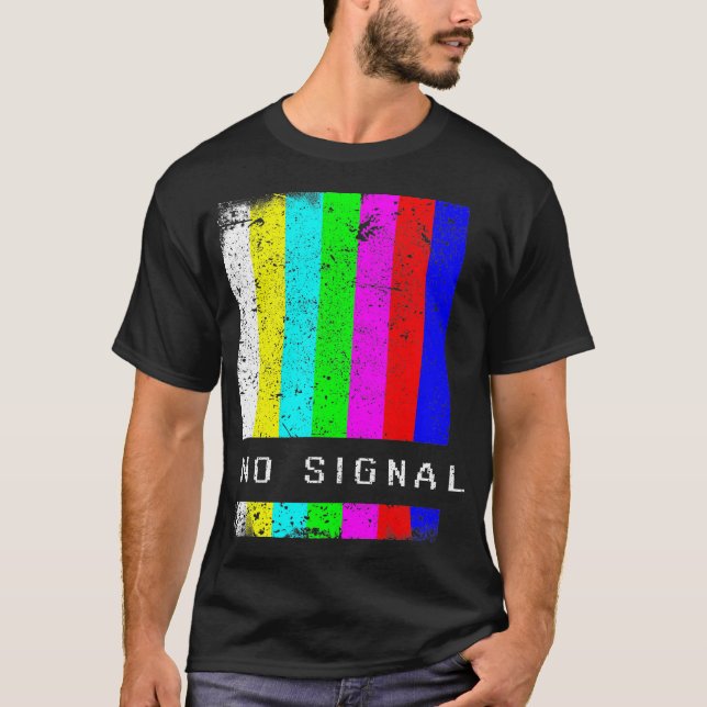 TV NO SIGNAL T-Shirt (Vorderseite)