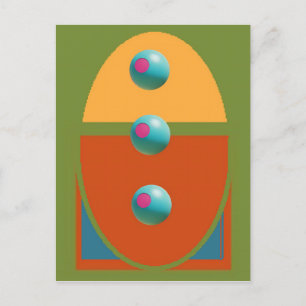TV Olives, Teil 3 - Ken Gage Art Postkarte