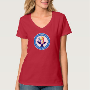 TVUUC Chalice Logo Medium Blue Circle T-Shirt