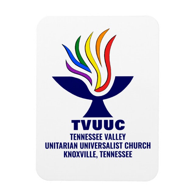 TVUUC Tennessee Valley Unitarian Universalist Magnet (Vertikal)