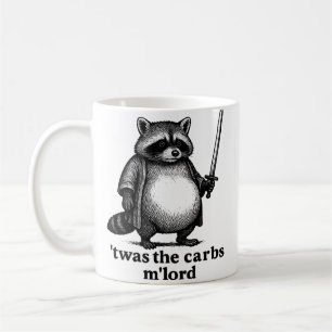 TWAS Die Kohlenhydrate M'Lord Waschbär Mittelalt Kaffeetasse