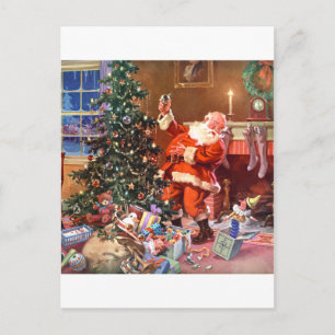 'Twas The Night Before Christmas Feiertagspostkarte