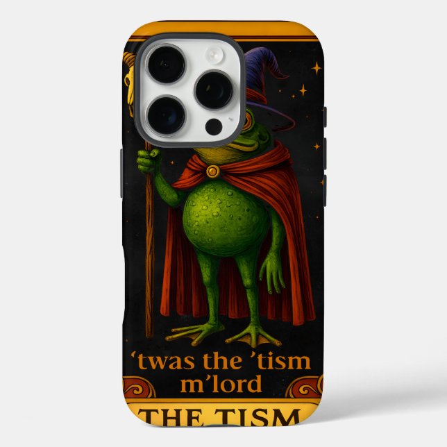 T'was The 'Tism M'Lord Frog Meme Autism Awareness Case-Mate iPhone Hülle (Rückseite)